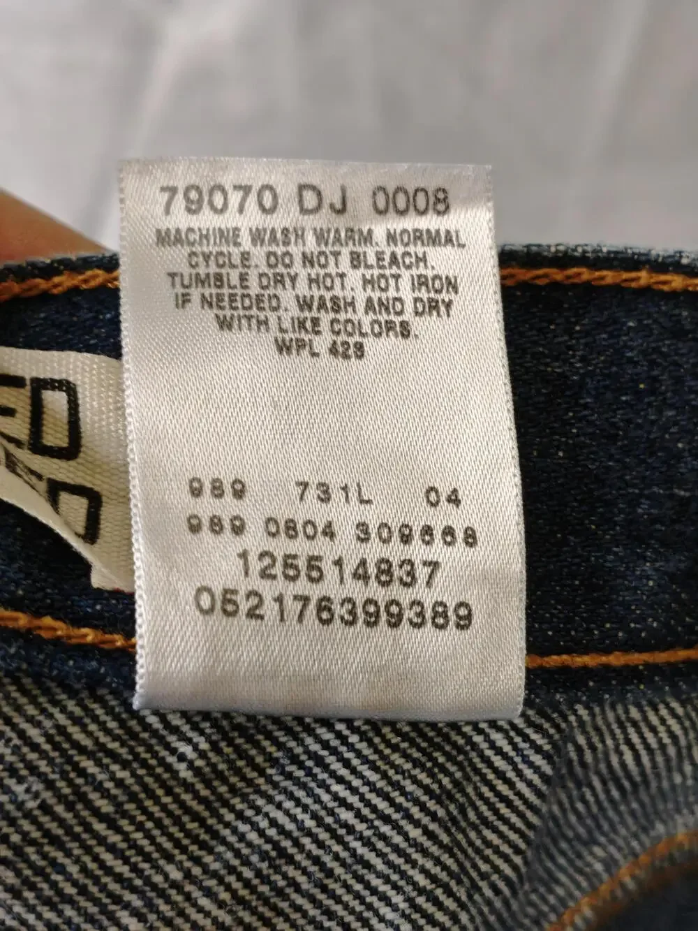 Levis 550 Jeans Mens 36x29 Blue Relaxed Fit Tapered Leg Classic Denim Pants
